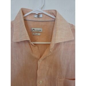 Peter Millar men's linen button down-size large